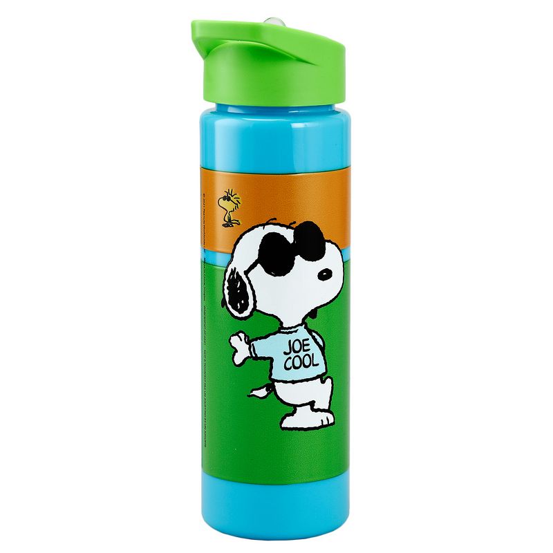 Peanuts Snoopy Water Bottle 24 ounce with straw, 3 of 5