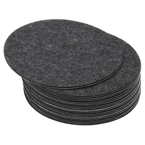Unique Bargains Round Soft Adhesive Non-slip Anti-scratch Furniture Lamp Base Felt 20 Pcs - 1 of 4