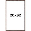 PosterPalooza | 20x32 Bamboo Picture Frame, UV Acrylic, 4 Finishes - Brown, Black, Gold, and Natural - 2 of 4