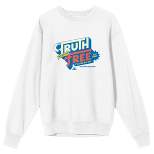 Ted Lasso The Truth Will Set You Free Men's White Long Sleeve Sweatshirt