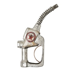 American Art Decor 5.75"x14.5" Texaco Metal Gas Nozzle Wall Decor Sign: Vintage Style, Vertical Orientation, Includes Mounting Hardware - 1 of 4