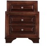 NicBex 3 Drawer Nightstand,Wood Side Table with Round Knob Handles for Bedroom,Living Room - 2 of 4