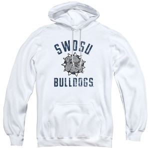Southwestern Oklahoma State University Official Swosu Bulldogs Logo Adult Pull-Over Hoodie - 1 of 4