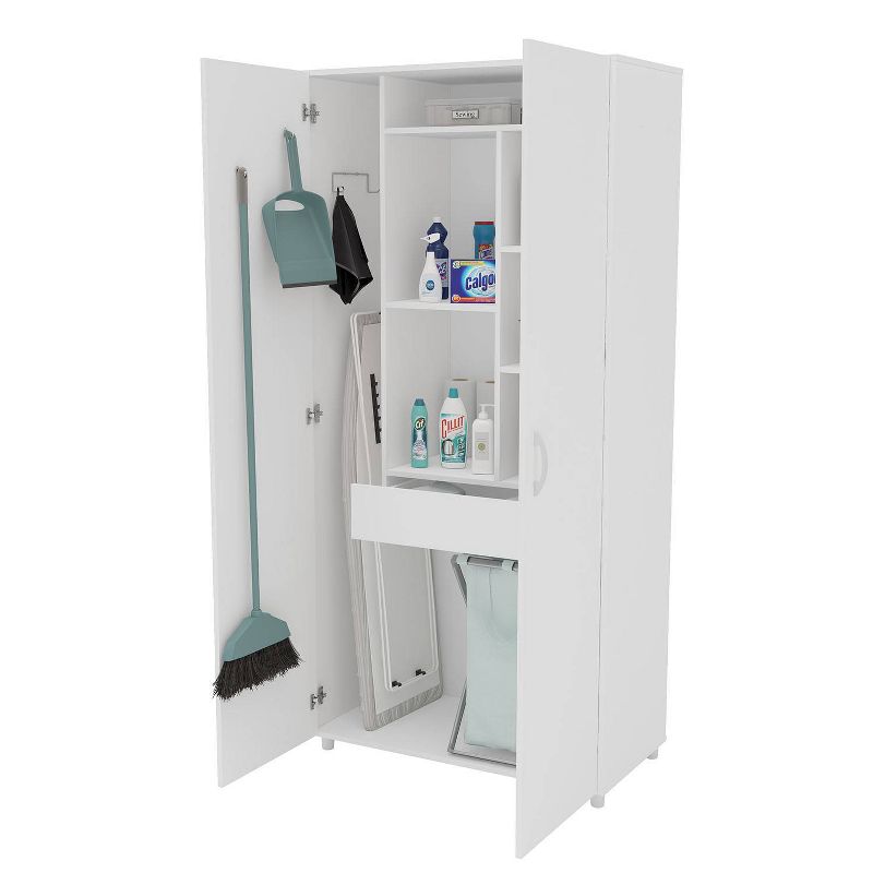 Santa Fe 2 Door Storage Cabinet White - Polifurniture, 4 of 7