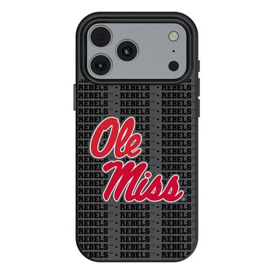 NCAA SEC Universities Text Backdrop MagSafe Compatible Cell Phone Case for Apple iPhone 17 Series