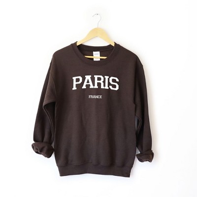 Simply Sage Market Women's Graphic Sweatshirt Paris France Varsity