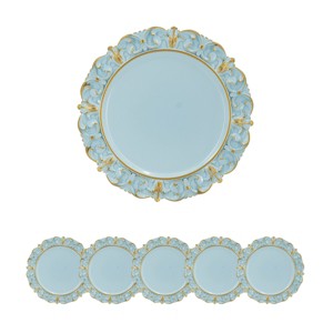 ChicFurnit Dining Plates 6 PCS Plastic Plates Decorative Dinner Plate Dinnerware Sets Dish Set for Home Kitchen and Party Use, White, 14"*14"*0.8" - 1 of 4