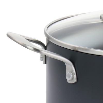 10 Piece Black Nonstick Aluminum Cookware Set