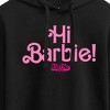 Women's - Barbie - Hi Barbie Cropped Graphic Hoodie - 2 of 3