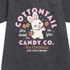 - Instant Message - Cottontail Candy Co. Graphic Short Sleeve Fleece Dress - 2 of 4