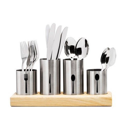 Stainless Steel Cutlery Holder : Target