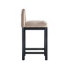 Meridian Furniture,Conrad Taupe Velvet Counter Stool - 4 of 4