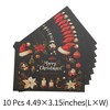 Unique Bargains Christmas Greeting Card Multicolor 4.5" x3.1 " 10 Pcs - 3 of 4