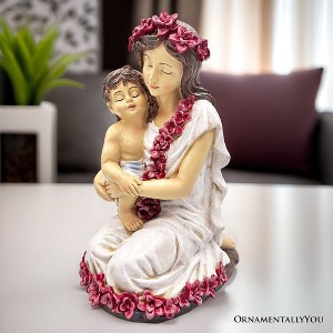 A Mother’s Embrace Figurine, 8" Child and Mom Heartwarming Tabletop Statue Decoration| OrnamentallyYou - 1 of 4