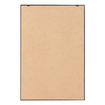 Chicago Illustration Framed Canvas Art in Natural Wood Frame