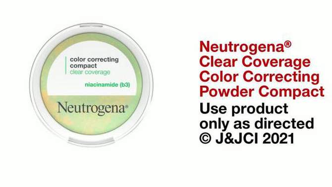 Neutrogena Clear Coverage Color Correcting Powder Compact - 0.38oz, 2 of 10, play video
