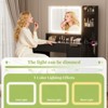 Aheaplus Vanity Desk with Mirror and Lights, Wooden Makeup Vanity Desk with Drawers and Charging Station - 4 of 4