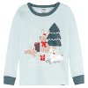 Gerber Toddler Girls Snug Fitting Pajama Set, Holiday Bunny, 5T - 3 of 4