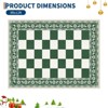 4x6 Christmas Area Rug, Washable Non Slip Holiday Carpet with Xmas Tree Reindeer Snowflake, Low Pile Accent Rug for Home - 2 of 4
