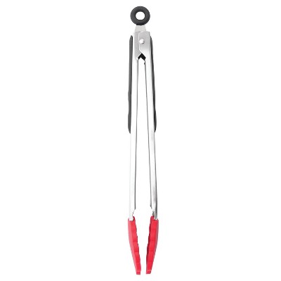 Talisman Designs Silicone Bacon Tongs, 10 Inches, Red : Target