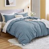 3 pieces Duvet Cover Soft Double Brushed Bedding Set for Kids & Adults Zipper Closure - 2 of 4