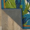 World Rug Gallery Tropical Floral Border Flatweave Indoor/Outdoor Area Rug - image 4 of 4