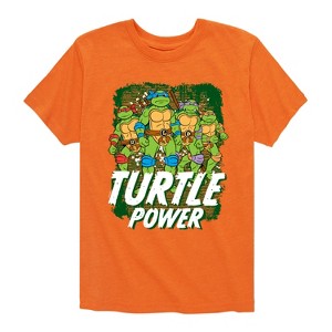 Boys' - Teenage Mutant Ninja Turtles - Turtle Power Short Sleeve Graphic T-Shirt - 1 of 4