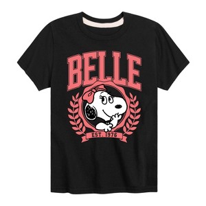 Boys' - Peanuts - Belle Collegiate Short Sleeve Graphic T-Shirt - 1 of 4