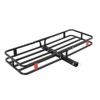 Hitch Mount Cargo Carrier Basket, Hauling Weight Capacity of 500 Lbs Hitch Cargo Carrier Rear Luggage Basket for Car SUV Camping Traveling - 3 of 4