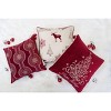 Acoinel Christmas Throw Pillow with Winter Accent Design for Holiday - 4 of 4