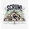 Rugby "Scrum!" Adult Crew Neck Short Sleeve Tee - 2 of 2