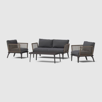 Pathra 4pc Wicker Seating Set - RST Brands