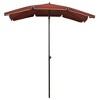 vidaXL Garden Parasol with Pole 78.7"x51.2" Terracotta - 2 of 4