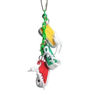 AE Cage Company Happy Beaks Sneakers on a Line Bird Toy - 1 of 2