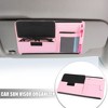 Unique Bargains ABS PU Leather Sunglasses Storage Car Sun Visor Organizer - 2 of 4