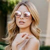 WMP Eyewear Trendy Round Metal Frame Polarized Sunglasses - 3 of 4
