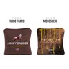 Skip's Garage | Honey Bagger Synergy Pro Brown Cornhole Bags (Set of 4) - 2 of 4