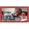 PosterPalooza | Panoramic Shabby Chic Red Picture Frame - UV Acrylic, Foam Board Backing, Hanging Hardware - 2 of 4