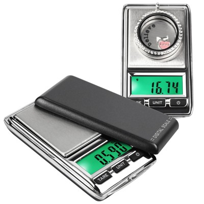 American Weigh Scales Cd Series Compact Stainless Steel Digital Pocket Weight  Scale 1000g X 0.1g - Great For Jewely : Target