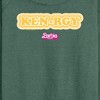 Women's - Barbie - Kenrgy Orange Lightweight French Terry Wide Neck Long Sleeve Shirt - 2 of 4