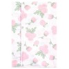 Hudson Baby Infant Girl Cotton Flannel Burp Cloths and Receiving Blankets Set, 14-Piece, Pink Rose, One Size - 2 of 2