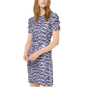 Michael Kors Womens Ruched Sleeve Sheath Dress - 1 of 1