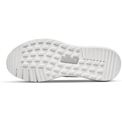 True linkswear Lux G Premium Leather Waterproof Golf Shoes (White on White, 12.5) — фото 6