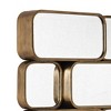 Uttermost Rectangular Vanity Accent Wall Mirror Modern Rounded Edge Antiqued Gold Metal Frame 23 3/4" Wide for Bathroom Bedroom - 2 of 2