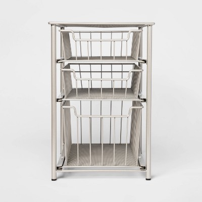 threshold 3 tier shoe rack