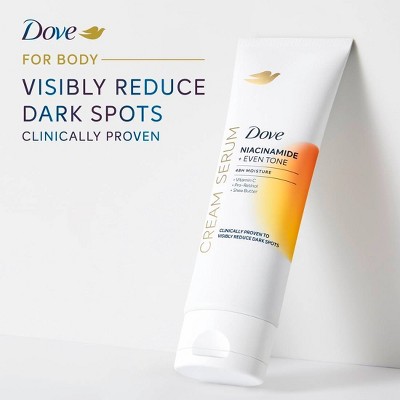 Dove Beauty Niacinamide and Even Tone Body Lotion - 8 fl oz: For Normal, Mature Skin, Tube, With Retinol