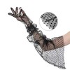 INSPIRE CHIC Women's Extra Long Flared Cuffs Sheer Gloves - 3 of 4