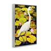 Stupell Industries Stepping Bird on Lily Pads Black Framed Giclee Art - 3 of 4