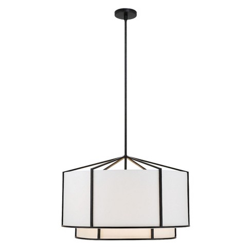 Crystorama Lighting Carlyn 6 - Light Chandelier in  Black - image 1 of 3