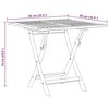 vidaXL Garden Table Warm Brown Solid Teak Wood 33.5 x 33.5 x 29.9 in - 4 of 4